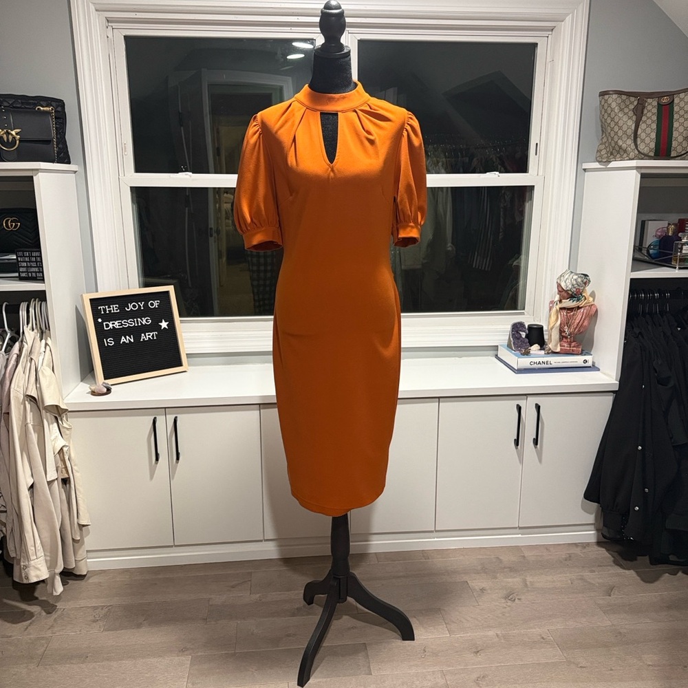 New York & Company Orange Dress